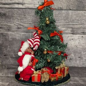 Festive Christmas Tree with Kiddos